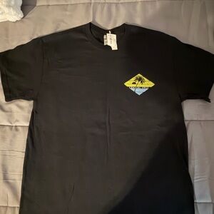 Men's Black Short-Sleeve Shirt - Coastal Edge (M) NWT